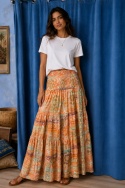Sahara Glow - Spódnica Maxi Boho