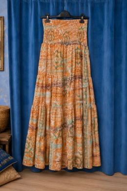 Sahara Glow - Spódnica Maxi Boho