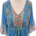 Sukienka Boho Premium Indigo Sky